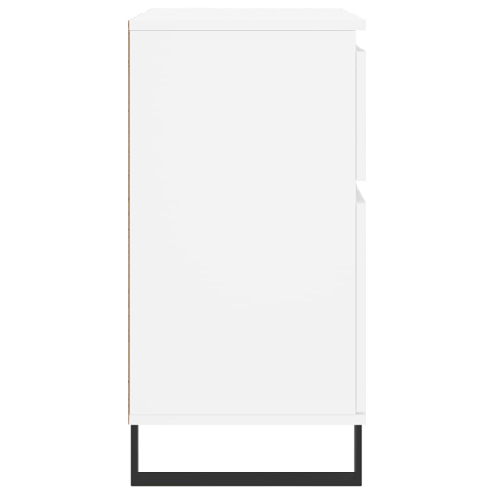 Urbino Wooden Sideboard With 2 Doors 1 Drawer In White