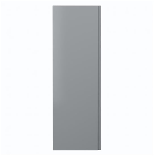 Product photograph of Urfa 40cm Bathroom Wall Hung Tall Unit In Satin Grey from Furniture in Fashion