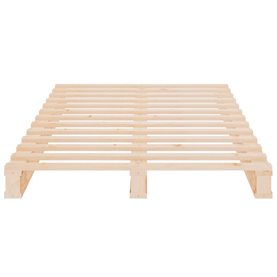 Urika Solid Pine Wood Single Bed In Natural