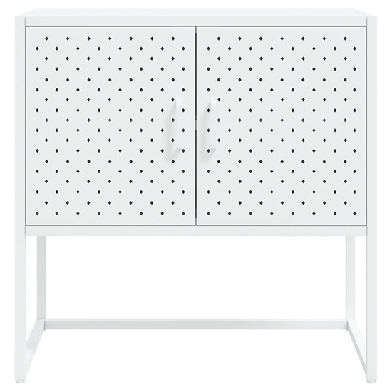 Utara Steel Storage Cabinet With 2 Doors In White
