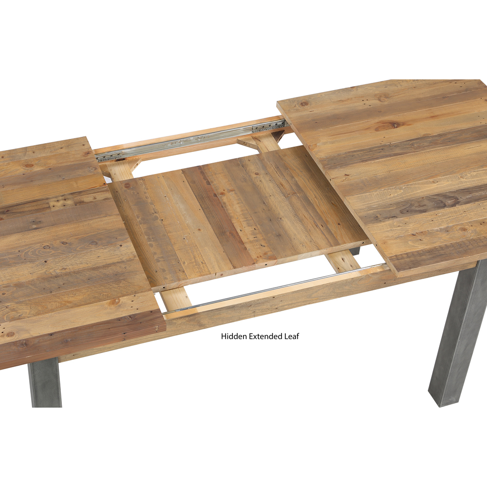 Utica Wooden Extending Dining Table In Satin Lacquer