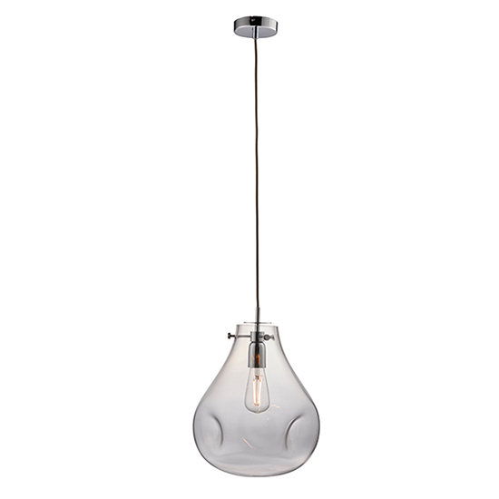 Photo of Utopia ceiling pendant light in chrome