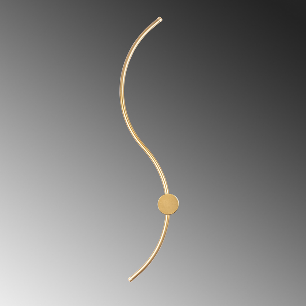 Uyan Metal Wall Light in Gold