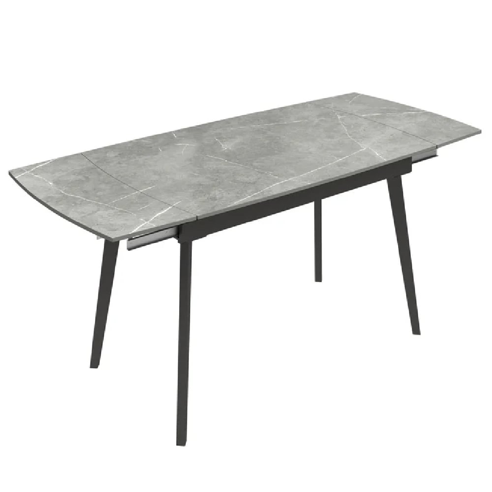 Read more about Vacaville ceramic pull out extending dining table in matte grey