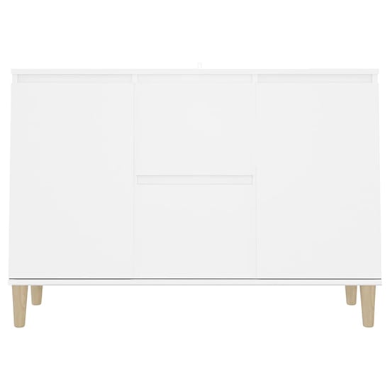 Vaeda Wooden Sideboard With 2 Doors 2 Drawers In White