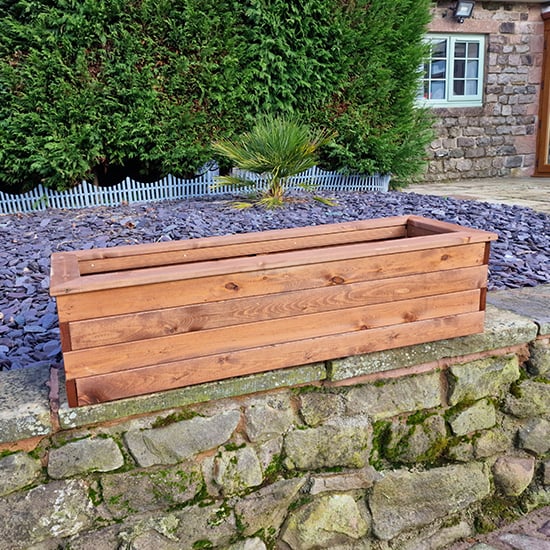 Read more about Vail timber trough extra large in brown
