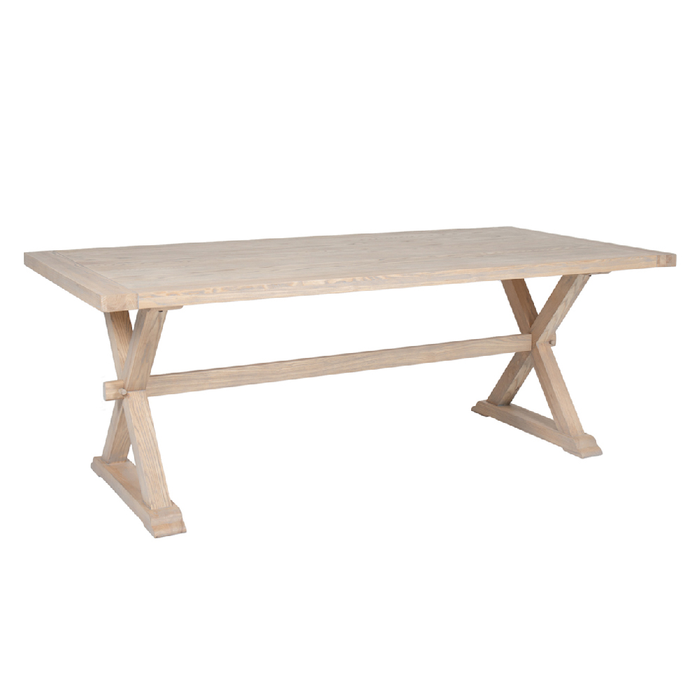 Read more about Valencia wooden large rectangular dining table in natural
