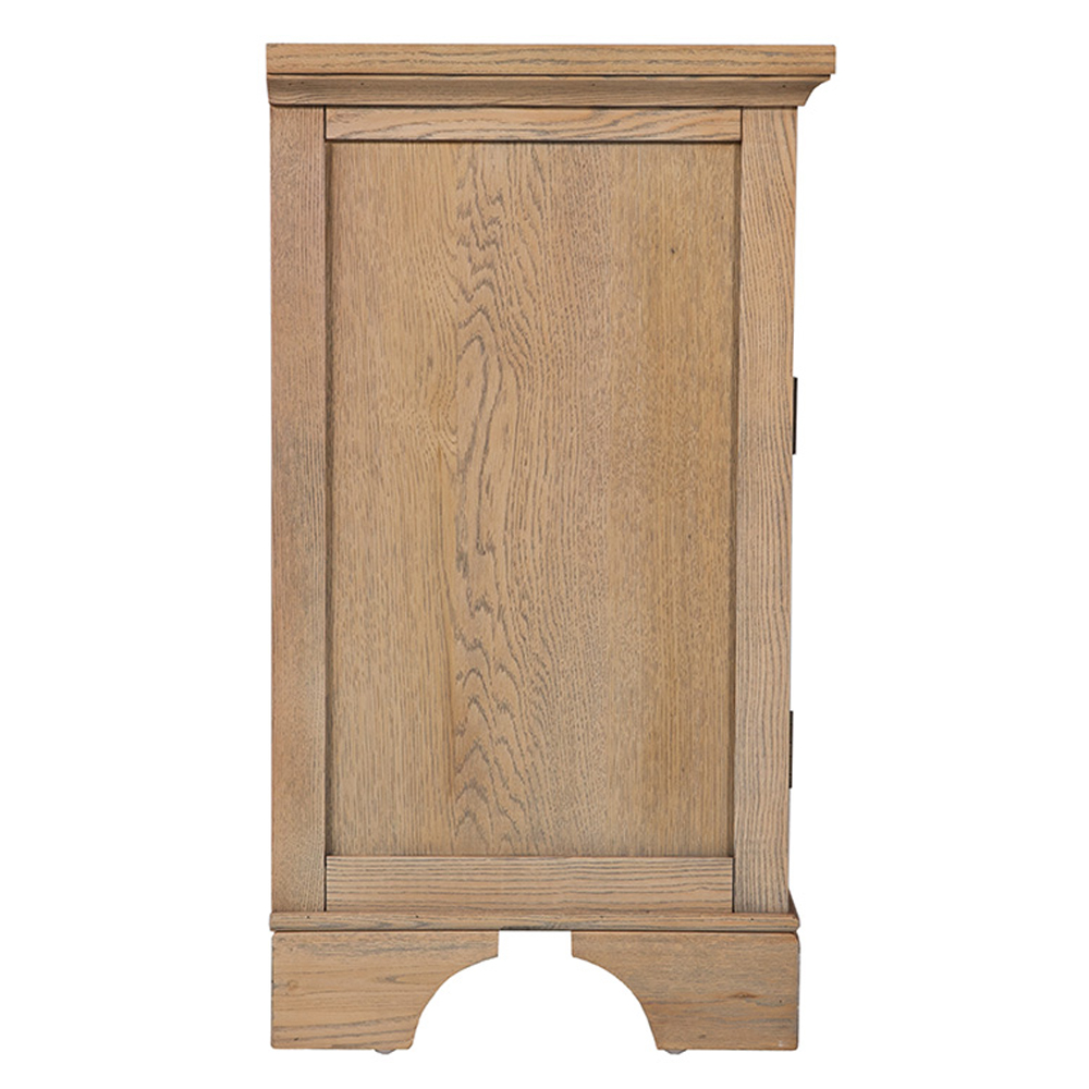 Valencia Wooden Sideboard With 4 Doors 2 Drawers In Natural