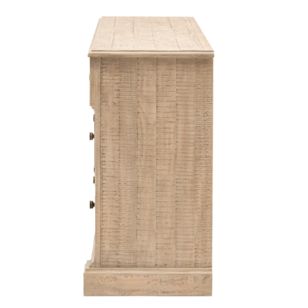 Valletta Wooden Chest Of 7 Drawers In Natural