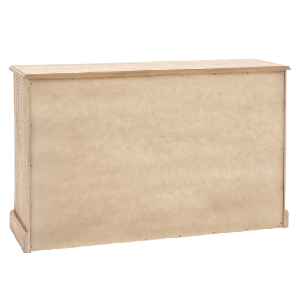 Valletta Wooden Chest Of 7 Drawers In Natural