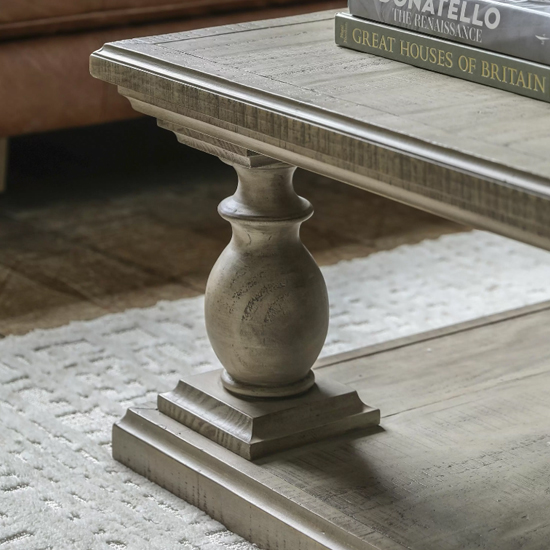 Valletta Wooden Coffee Table Square In Natural