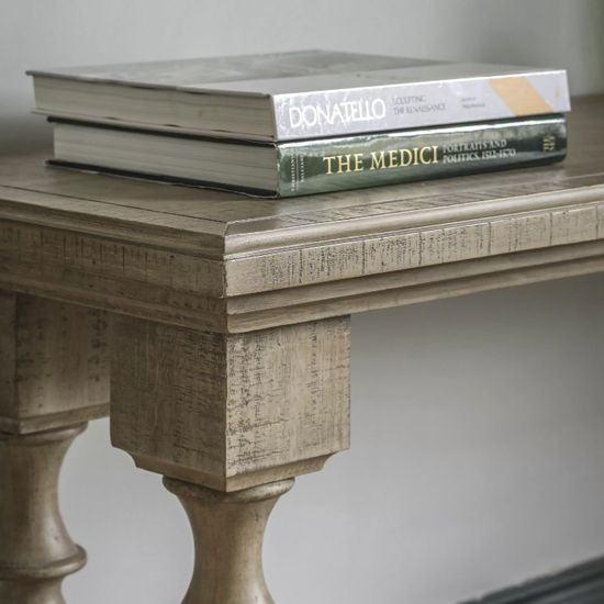 Valletta Wooden Console Table In Natural