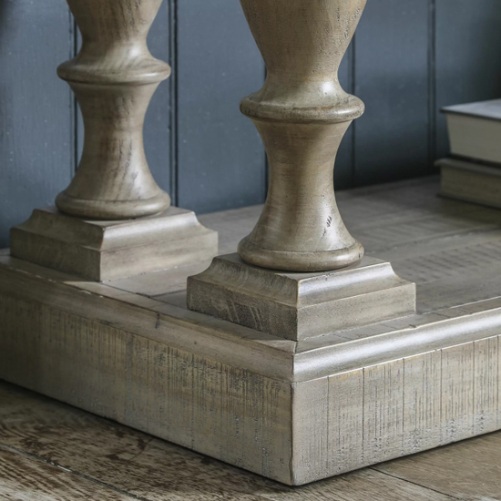 Valletta Wooden Console Table In Natural