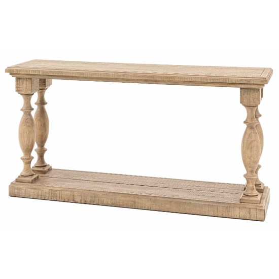 Valletta Wooden Console Table In Natural