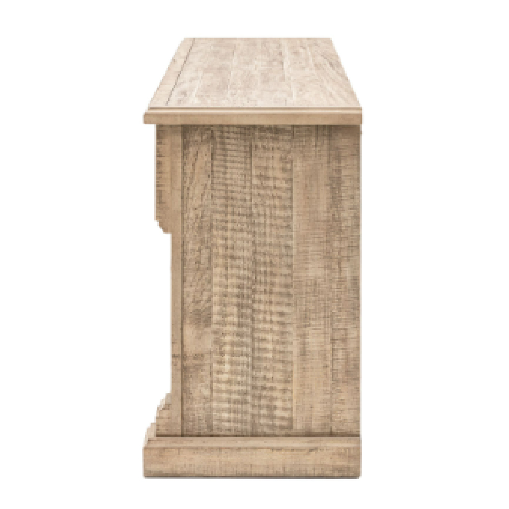 Valletta Wooden Sideboard With 3 Doors 3 Drawers In Natural