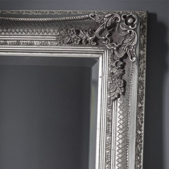 Valley Small Rectangular Leaner Floor Mirror In Silver_3