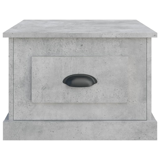 Vance Wooden Coffee Table With 1 Drawer In Concrete Effect
