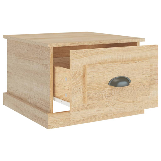 Vance Wooden Coffee Table With 1 Drawer In Sonoma Oak