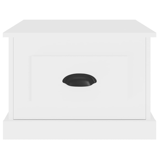 Vance Wooden Coffee Table With 1 Drawer In White