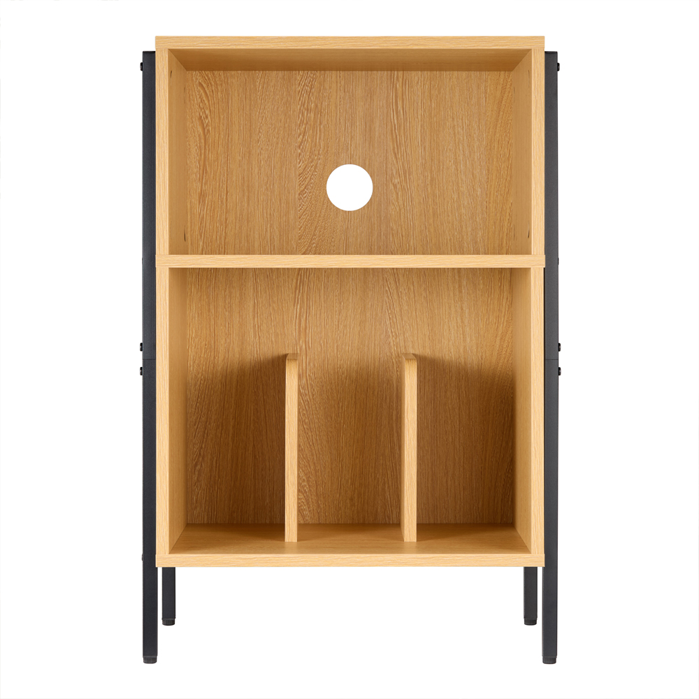 Vanguard Wooden HiFi Stand in Black and Walnut