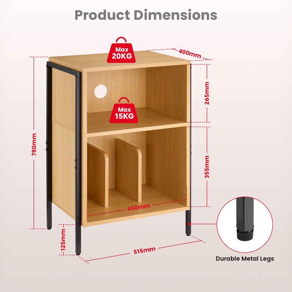 Vanguard Wooden HiFi Stand in Black and Walnut