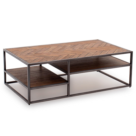 light wooden coffee table
