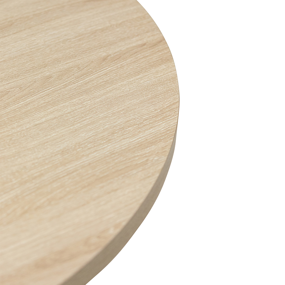Vardo Oval Wooden Extending Dining Table in Light Oak