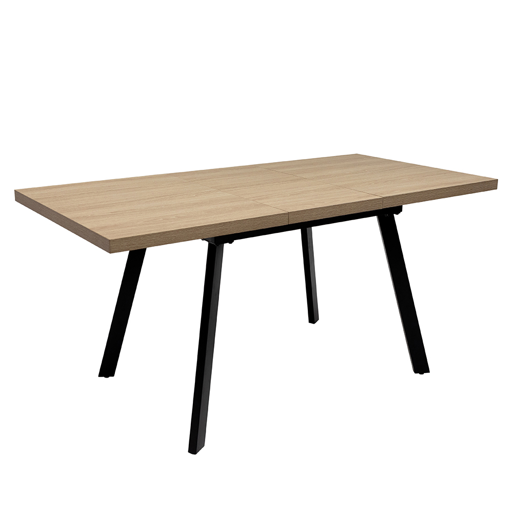 Vardo Small Rectangular Wooden Extending Dining Table in Light Oak