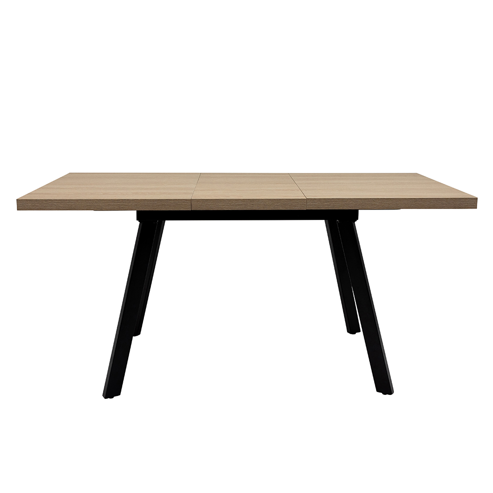 Vardo Small Rectangular Wooden Extending Dining Table in Light Oak