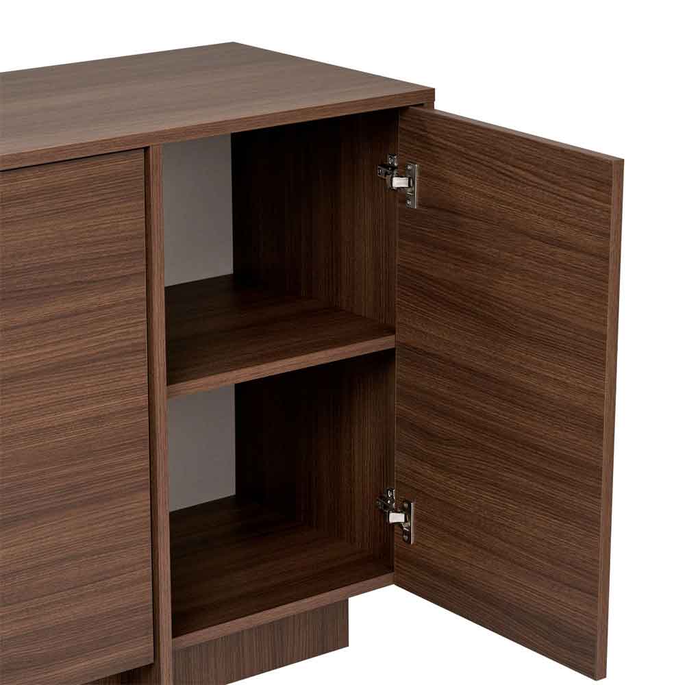 Varen Wooden Sideboard with 4 Doors in Milano Walnut