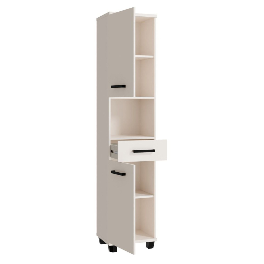 Vareon Wooden Bathroom Furniture Set in Sand