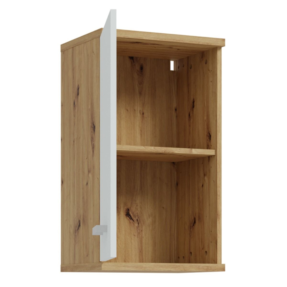 Vareon Wooden Bathroom Furniture Set in Artisan Oak and Light Grey