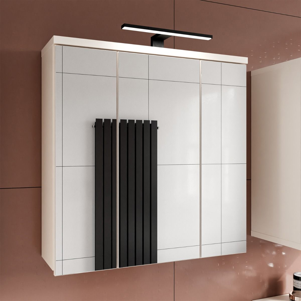 Vareon Wooden Bathroom Furniture Set in Sand