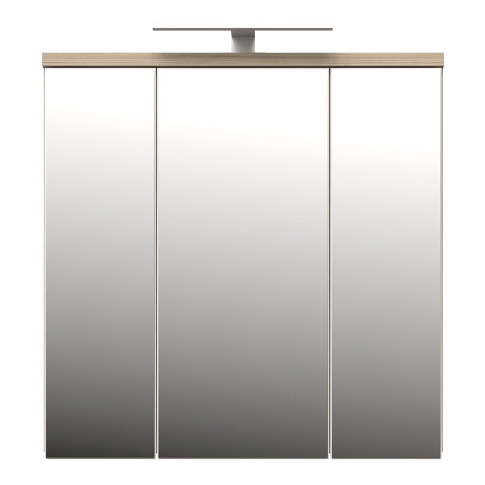 Vareon Wooden Bathroom Furniture Set in Sonoma Oak and White High Gloss