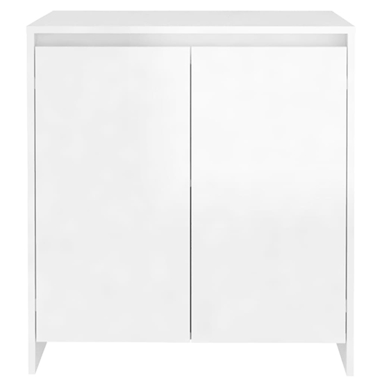 Variel High Gloss Sideboard With 2 Doors In White_3
