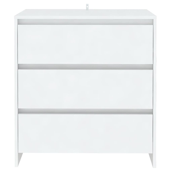 Variel Wooden Chest Of 3 Drawers In White