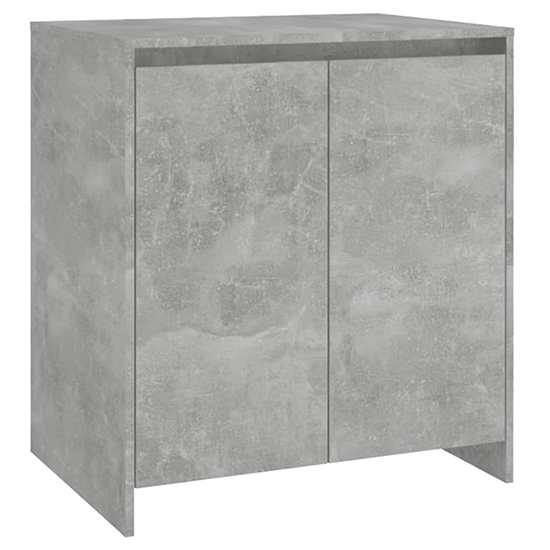 Variel Wooden Sideboard With 2 Doors In Concrete Effect