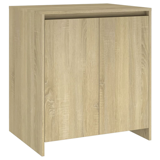 Variel Wooden Sideboard With 2 Doors In Sonoma Oak