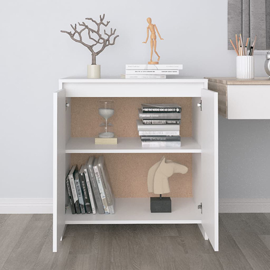 Variel Wooden Sideboard With 2 Doors In White