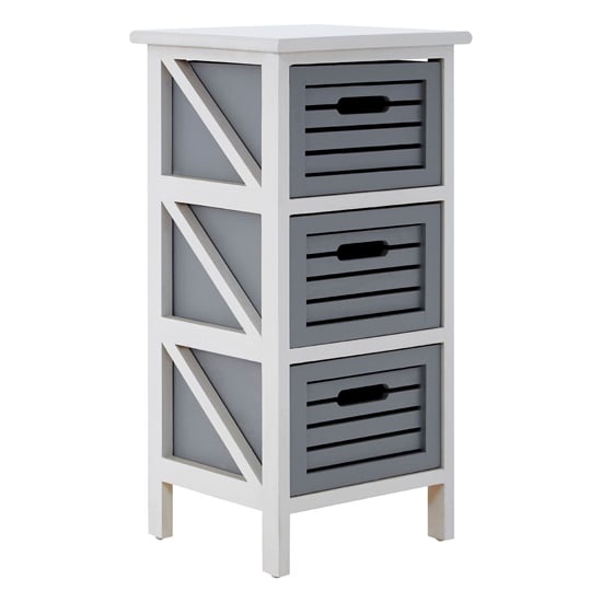 Varmora Wooden Chest Of 3 Drawers In White And Grey_1