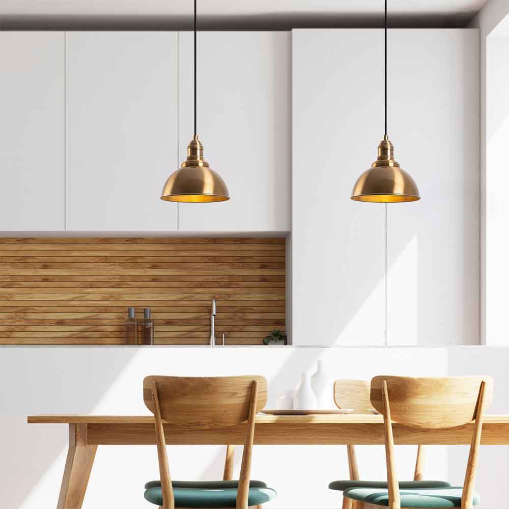 Varzan Metal Ceiling Pendant Light in Vintage
