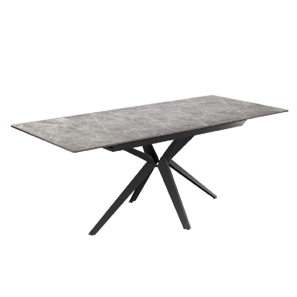 Read more about Vashon ceramic pull out extending dining table in grey