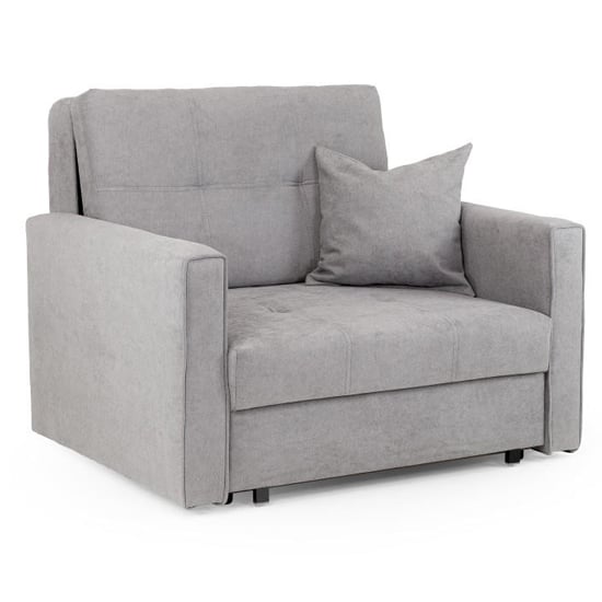 Photo of Vasso fabric 1 seater sofabed in grey