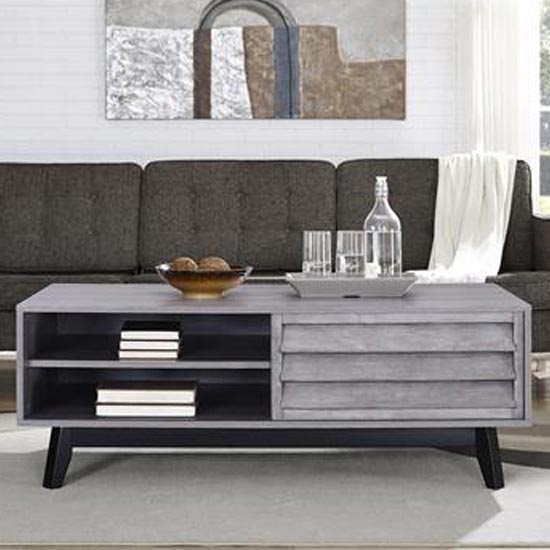 Read more about Vega wooden coffee table in grey oak