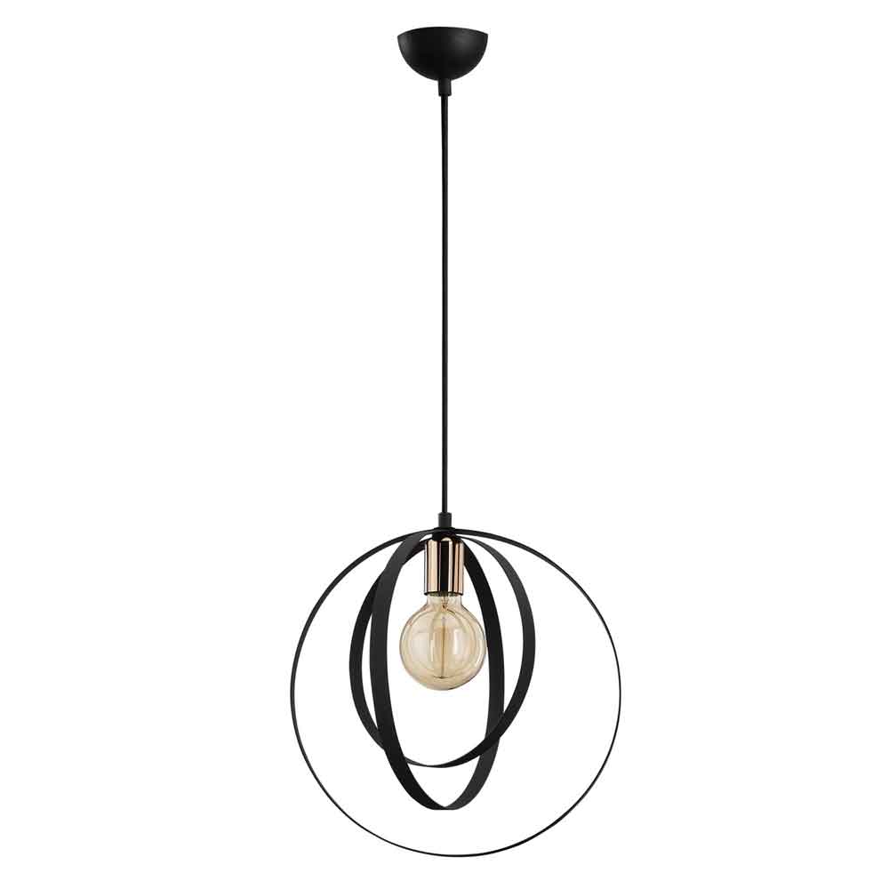 Vaveyla Metal Ceiling Pendant Light in Black