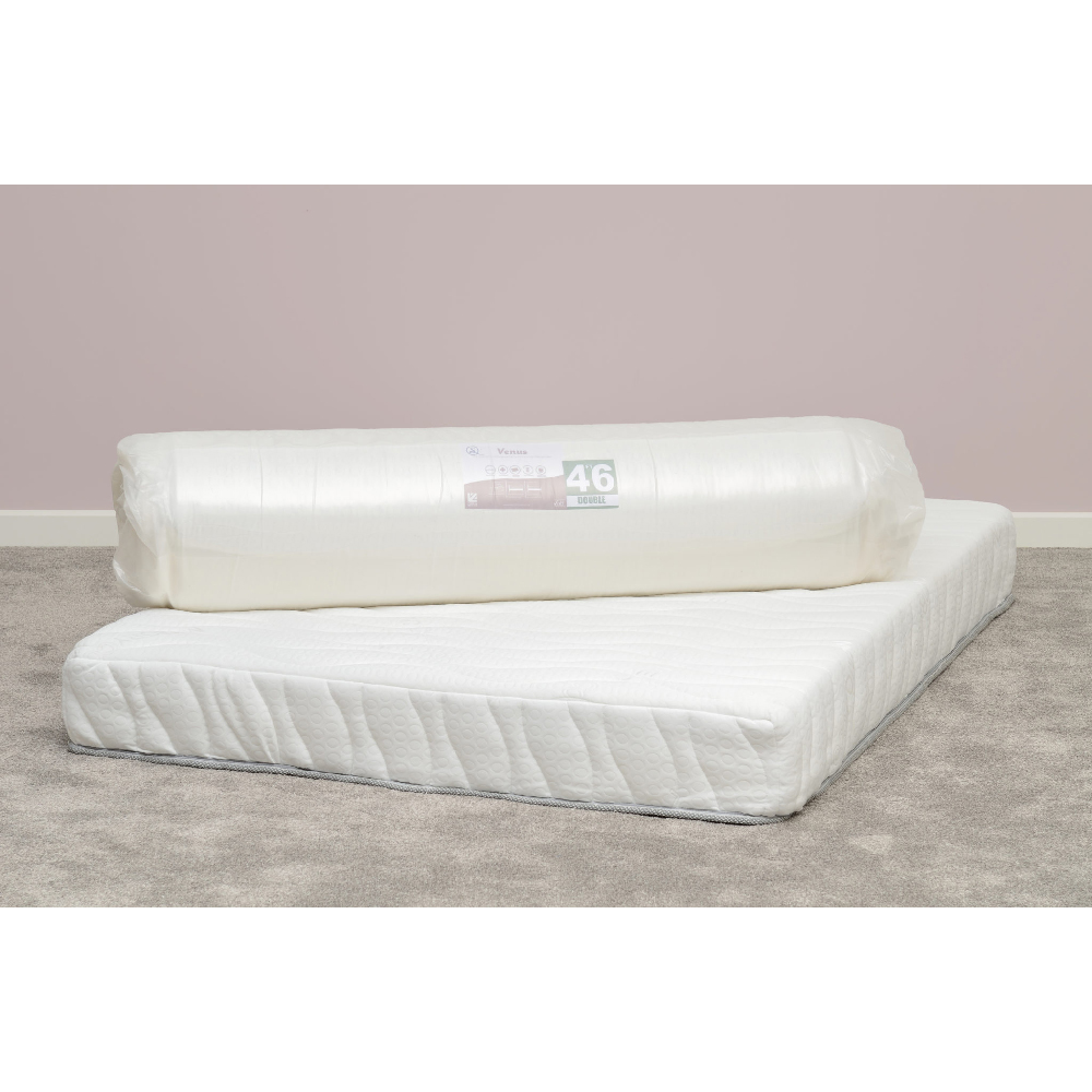 Vega Fabric Single Mattress In White