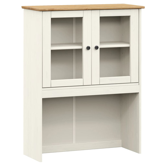 Vega Pinewood Highboard With 2 Doors In White