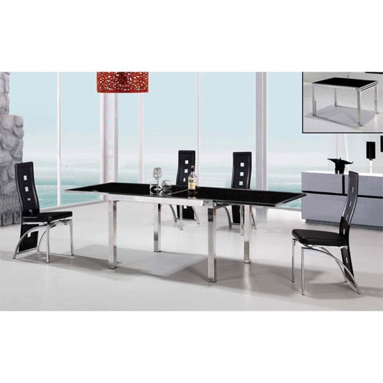 vegasB extendable dining set+6man - Explore The Modern Furniture That Gives You Splendid Dining Tables