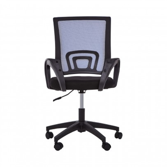 Velika Home And Office Chair In Blue With Armrest_4