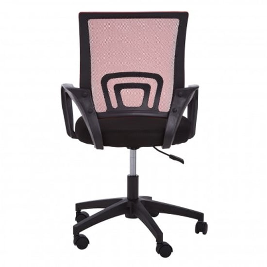 Velika Home And Office Chair In Red With Armrest_3